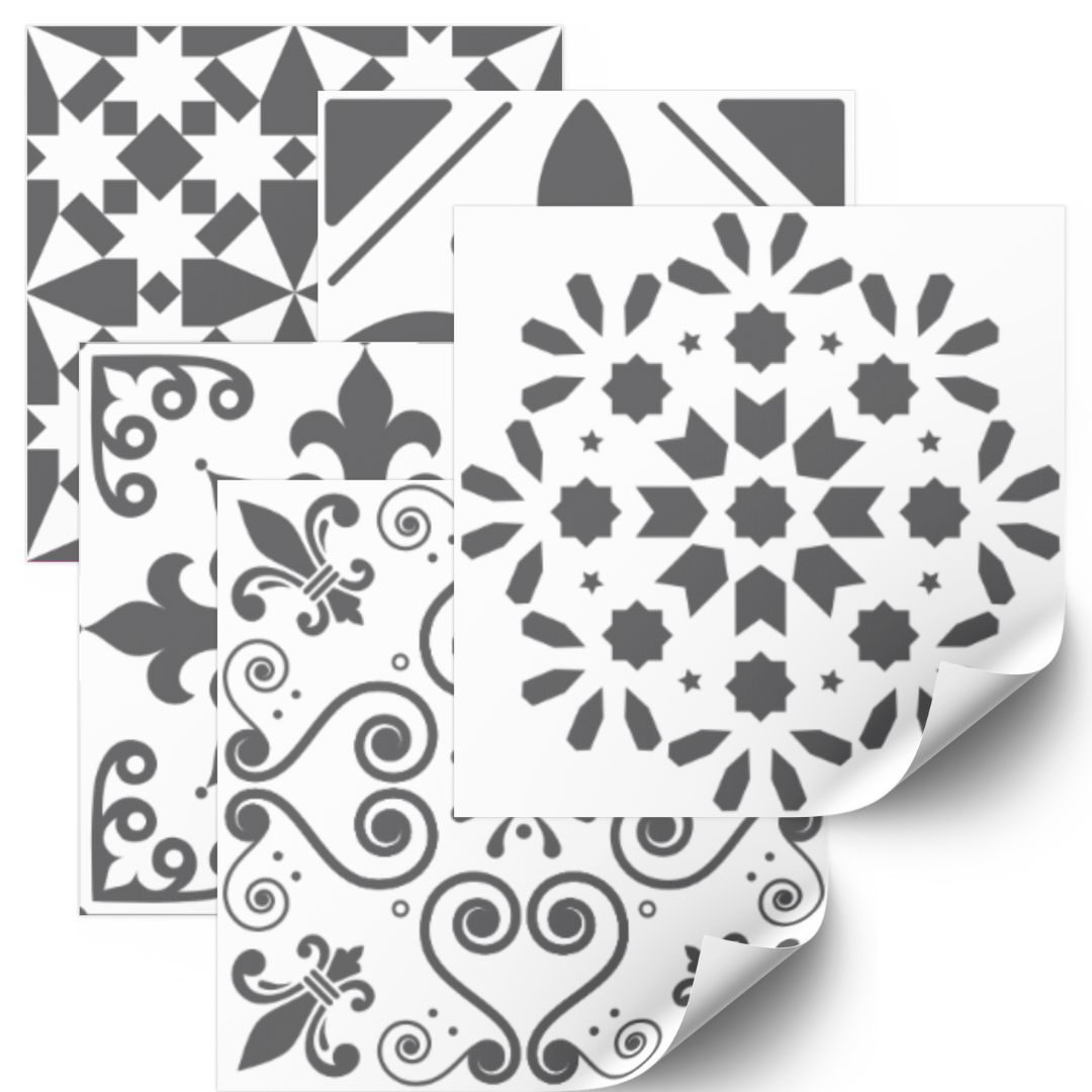 Wallsticker - 24 Tiles Sticker / Pattern 030 from Namly