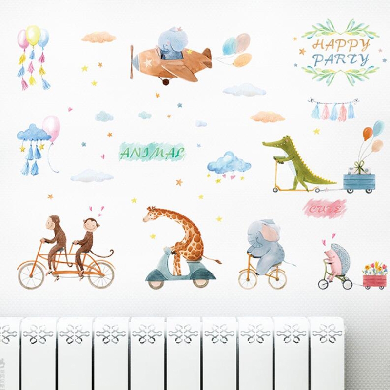 Wallsticker - Party Animals from Namly