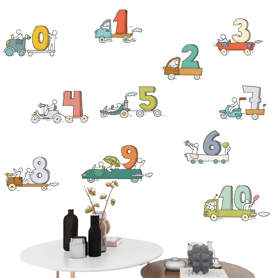 Wallsticker - Numbers from Namly